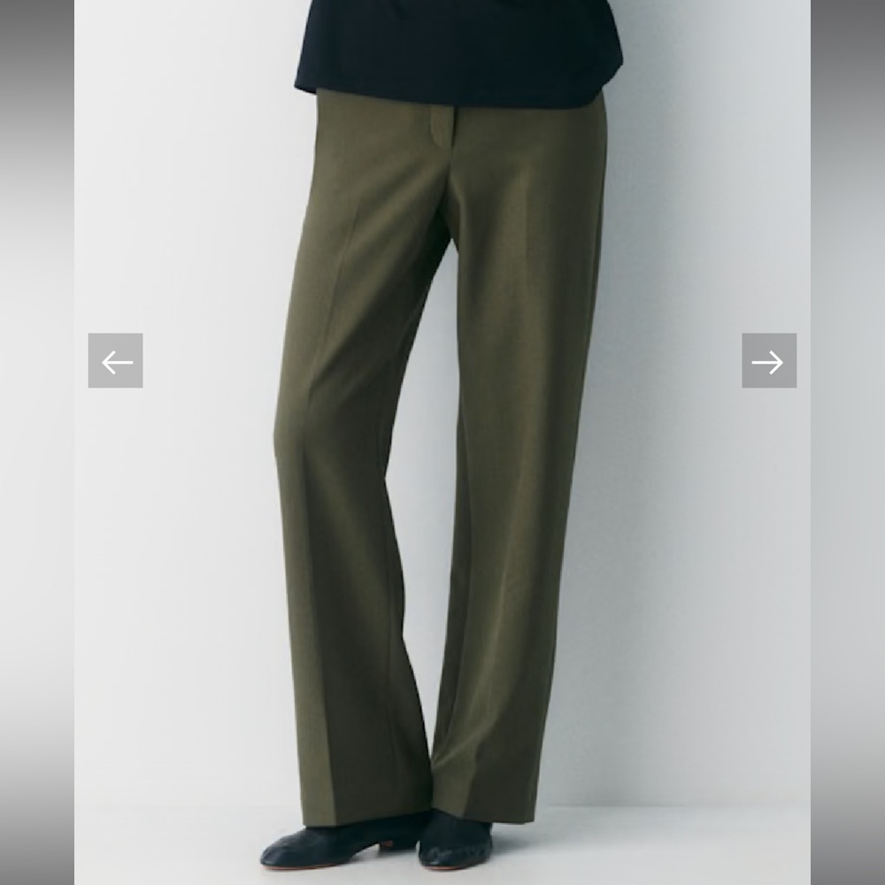 Babaton olive green Trousers